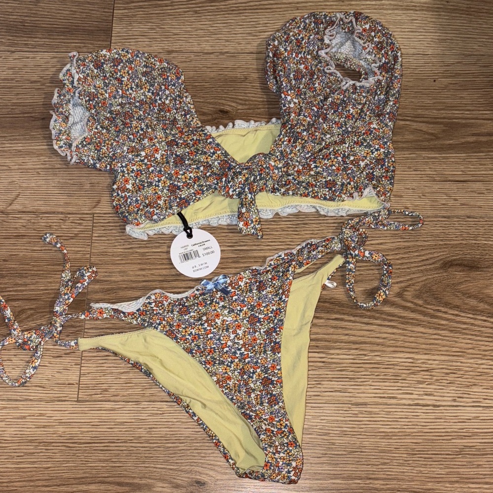Zara Multicolor Floral Bikini Set - Picture 2 of 5